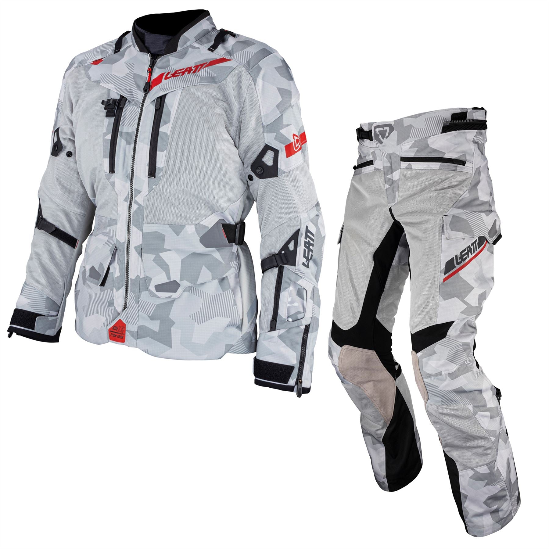 Leatt 2025 Adventure Flowtour 7.5 Steel Jacket & Pants Combo Kit